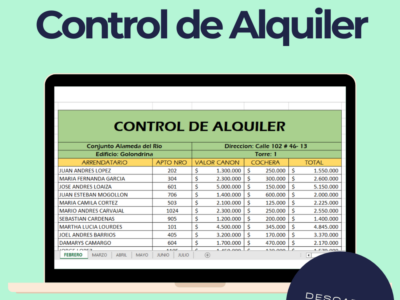 plantilla control de alquiler